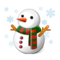 Snowman emoji on Samsung